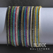 Load image into Gallery viewer, BRACELET SILVER 925 PLATED GOLD CZ BRILLIANT
