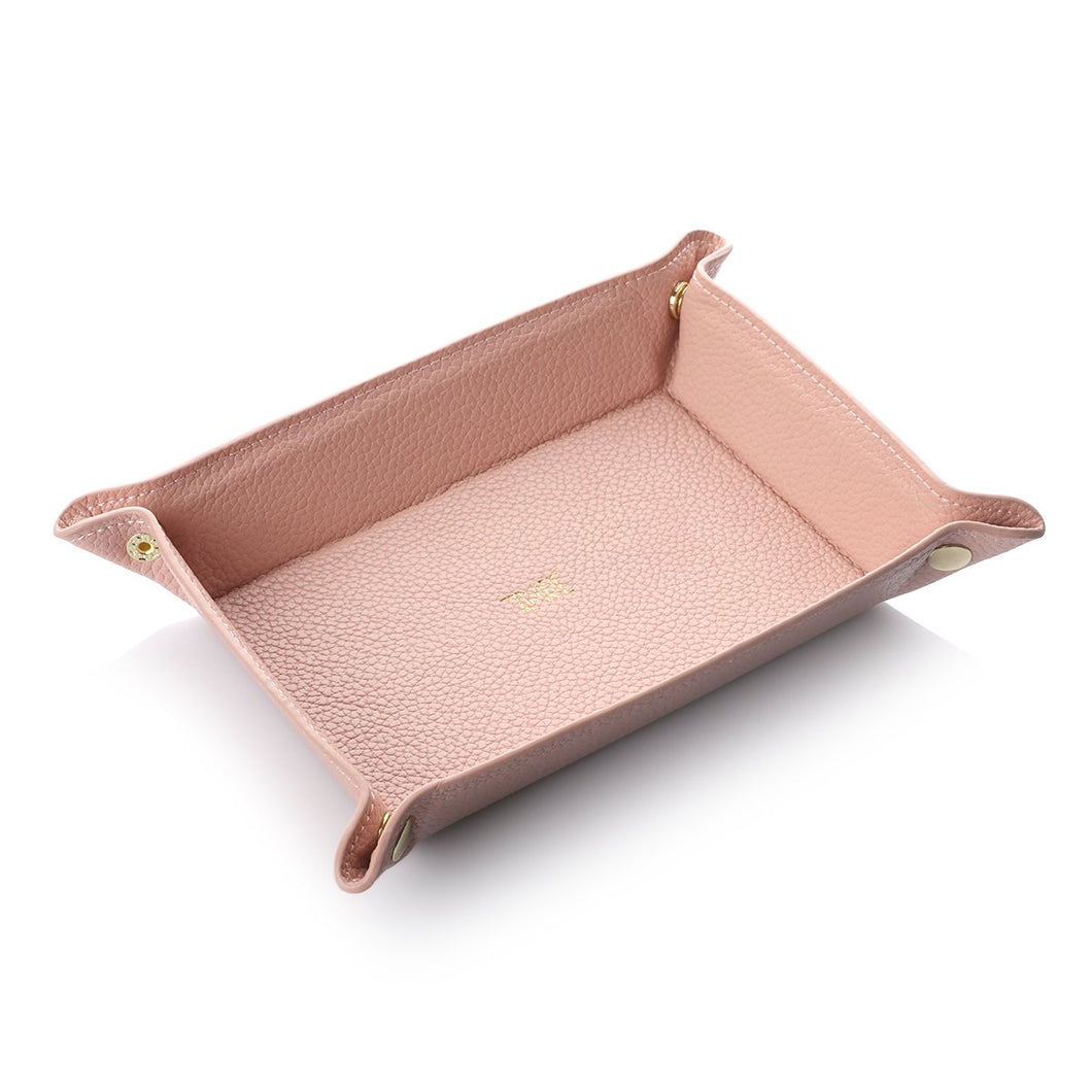 Leather Tray Pink